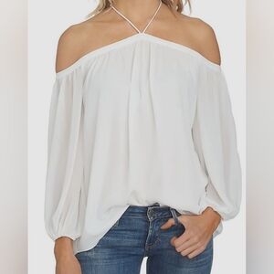 NWT 1.STATE Chiffon Tunic Blouse